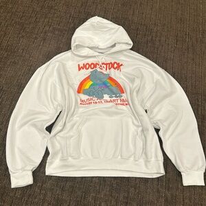 Woodstock oversized white hoodie size 2xl